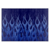 Planche À Découper Flammes cool Blue Racing (Devant)