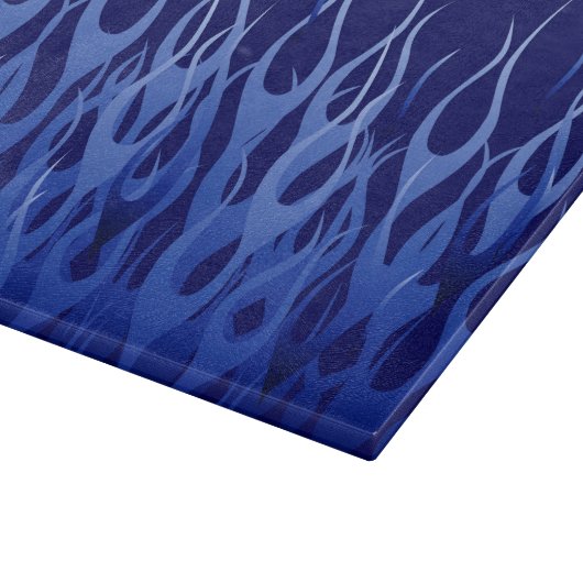 Planche À Découper Flammes cool Blue Racing (Coin)