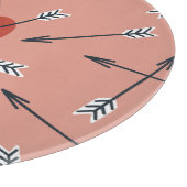 Planche À Découper Flèches de coeur faites main. (Coin)