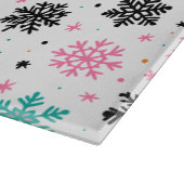 Planche À Découper Flèches de neige rétro (Coin)
