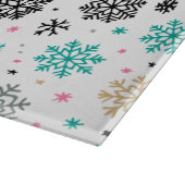 Planche À Découper Flèches de neige rétro (Coin)