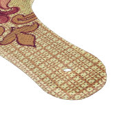 Planche À Découper Fleur abstraite Art nouveau bordeaux rouge vert (Coin)