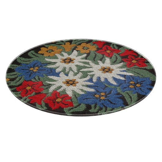 Planche À Découper Fleur alpine suisse Edelweiss (Coin)