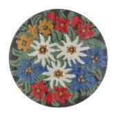 Planche À Découper Fleur alpine suisse Edelweiss (Devant)