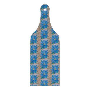 Planche À Découper Fleur bleue