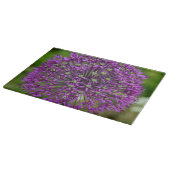 Planche À Découper Fleur d'allium pourpre (Coin)