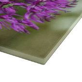 Planche À Découper Fleur d'allium pourpre (Coin)