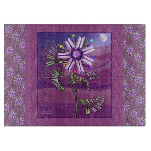 Planche À Découper Fleur dans le désert (Devant)