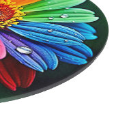 Planche À Découper Fleur d'art à pétale arc-en-ciel (Coin)