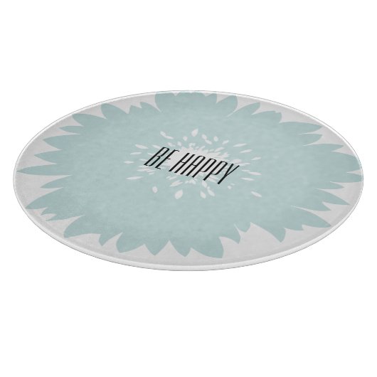 Planche À Découper Fleur de bleu de simplicité (Coin)