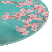 Planche à découper Fleur de cerisier aquarelle (Coin)