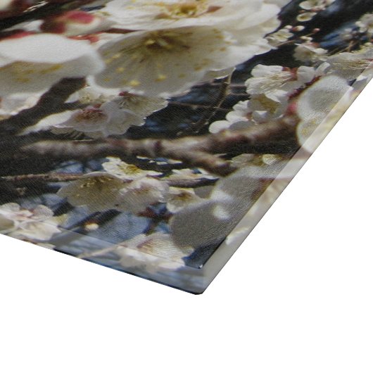 Planche À Découper Fleur de cerisier blanc / Sakura / ク(桜) (Coin)