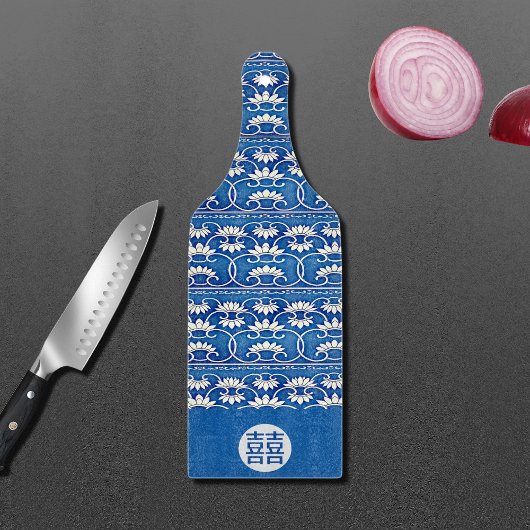 Planche À Découper Fleur de Chine - double bonheur