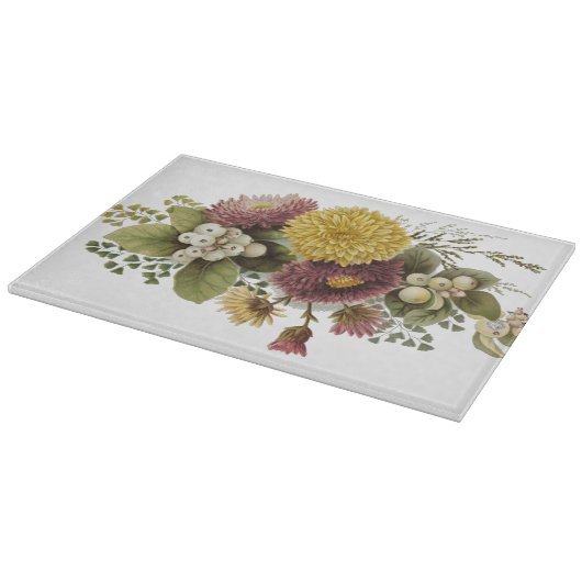 Planche À Découper Fleur de chrysanthème mère florale (Coin)