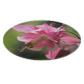 Planche À Découper Fleur de colombine rose (Coin)