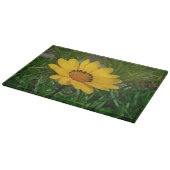 Planche À Découper Fleur de Gazania jaune (Coin)