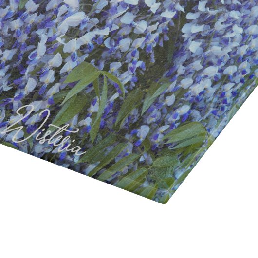 Planche À Découper Fleur de glycine à pendage pourpre (Coin)