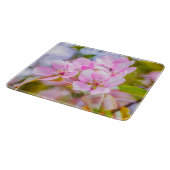 Planche À Découper Fleur de pommier rose (Coin)