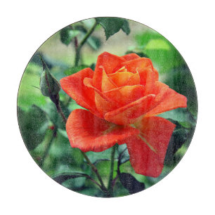 Planche À Découper Fleur de rose de la nature-46458