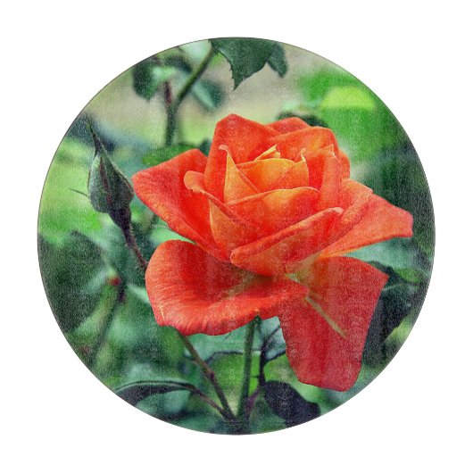 Planche À Découper Fleur de rose de la nature-46458 (Devant)