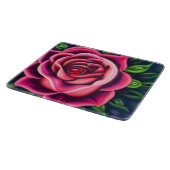 Planche À Découper Fleur de rose rose romantique Abstraite (Coin)