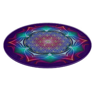 Planche À Découper Fleur de vie / Blume des Lebens - Mandala IV