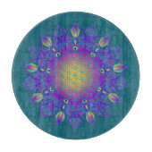Planche À Découper Fleur De Vie - Mandala Indien 3 (Devant)