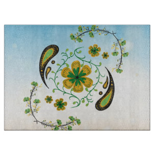 Planche À Découper Fleur de Yin‑Yang – Conception Inspirée de la Natu