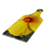 Planche À Découper Fleur d'Hibiscus jaune (Coin)