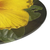 Planche À Découper Fleur d'Hibiscus jaune (Coin)