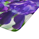 Planche À Découper Fleur Iris Iris Violet (Coin)