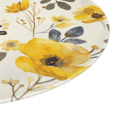 Planche À Découper Fleur jaune à rayures (Coin)