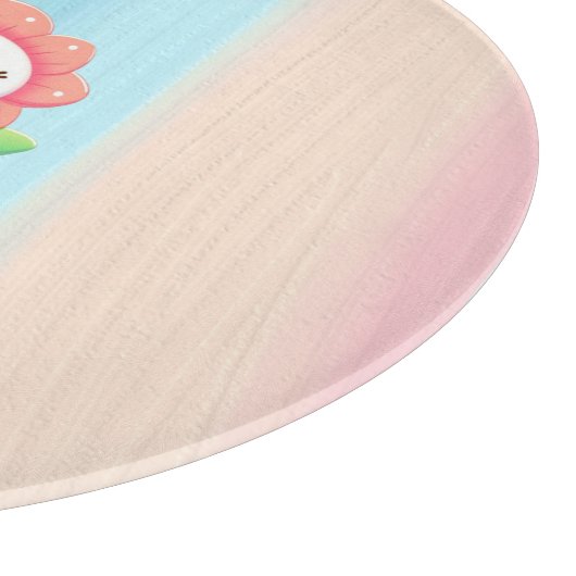 Planche À Découper Fleur mignonne, capricieuse en pot (Coin)