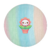 Planche À Découper Fleur mignonne, capricieuse en pot (Devant)