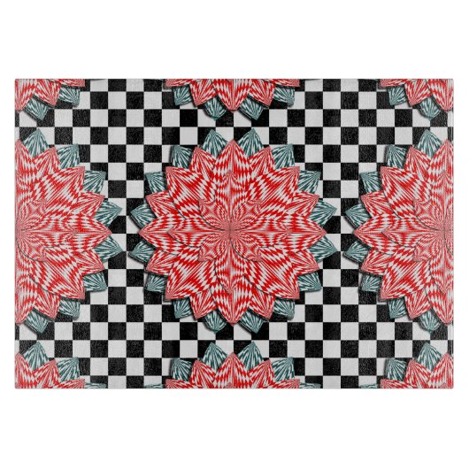 Planche À Découper Fleur numérique par Kenneth Yoncich (Devant)