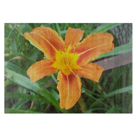 Planche À Découper Fleur orange (Devant)