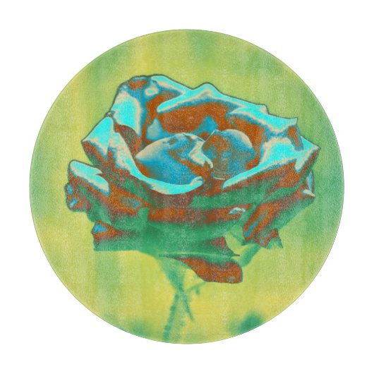 Planche À Découper Fleur rose (Devant)