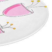 Planche À Découper Fleur rose (Coin)
