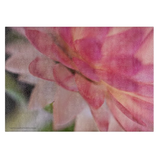 Planche À Découper Fleur rose pâle (Devant)