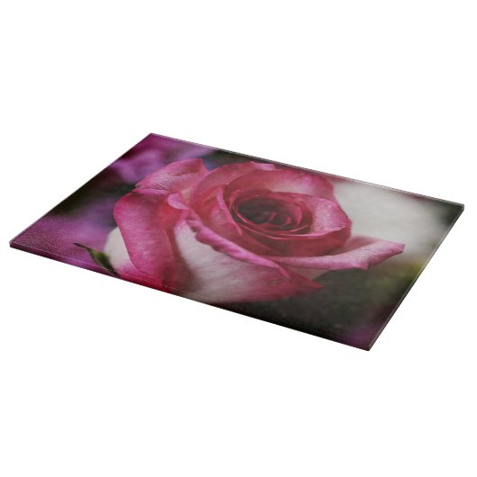 Planche À Découper Fleur rose rose (Coin)