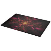 Planche À Découper Fleur rouge brillante (Coin)