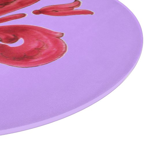 PLANCHE À DÉCOUPER FLEUR ROUGE DE LISE (Coin)