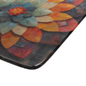 Planche À Découper Fleur texturée Mandala Art (Coin)