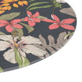 Planche À Découper Fleur tropicale : Motif Fleur sans couture (Coin)