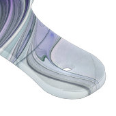 Planche À Découper Fleur vert violet Art Abstrait moderne Fractal (Coin)