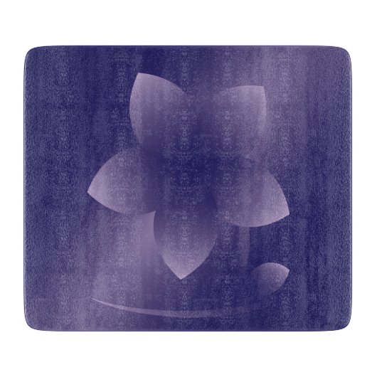 Planche À Découper Fleur violette (Devant)