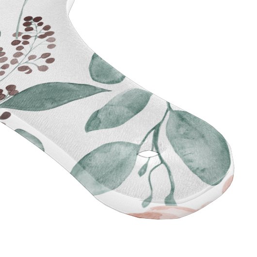 Planche À Découper Fleurs Aquarelles Chic Blush (Coin)