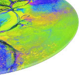 Planche À Découper FLEURS BLANCHES Bleu rose vert Imaginaire Floral (Coin)