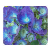Planche À Découper Fleurs bleu Hydrangea Floral (Devant)