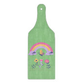 Planche À Découper Fleurs Cloud Arc-en-ciel (Devant)